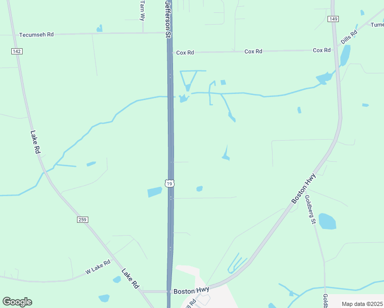 map of restaurants, bars, coffee shops, grocery stores, and more near 1780 North Jefferson Street in Monticello