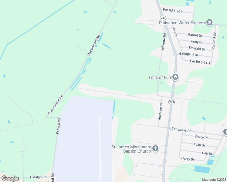 map of restaurants, bars, coffee shops, grocery stores, and more near 314 Veterans Drive in Opelousas