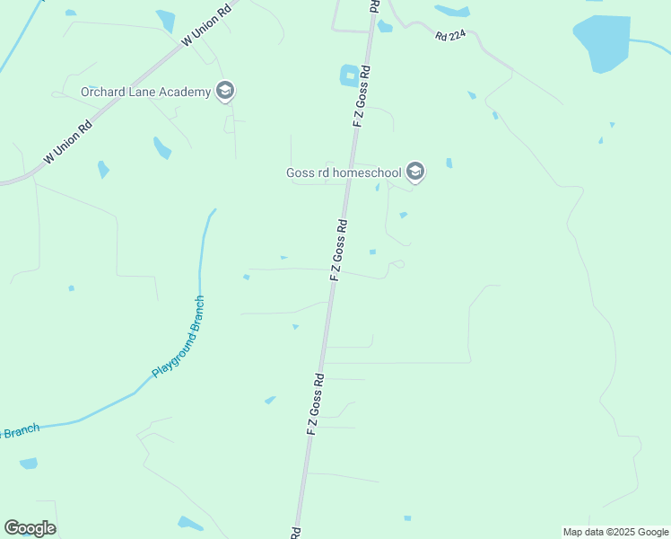 map of restaurants, bars, coffee shops, grocery stores, and more near 496 F Z Goss Road in Picayune