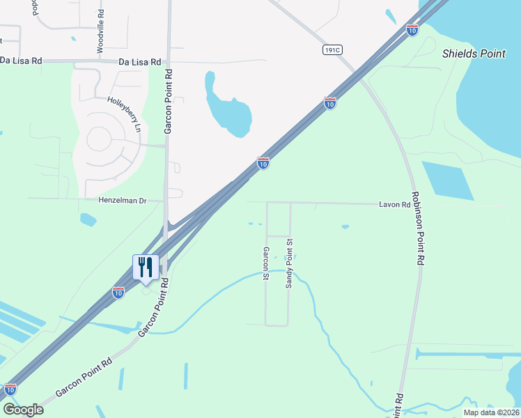 map of restaurants, bars, coffee shops, grocery stores, and more near 7125 Lavon Road in Milton
