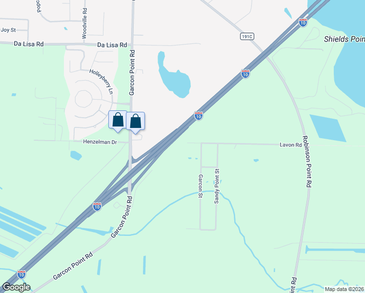 map of restaurants, bars, coffee shops, grocery stores, and more near 7125 Lavon Road in Milton