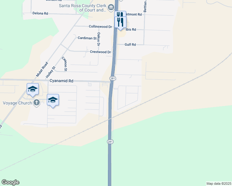 map of restaurants, bars, coffee shops, grocery stores, and more near 5848 Pebble Ridge Drive in Milton