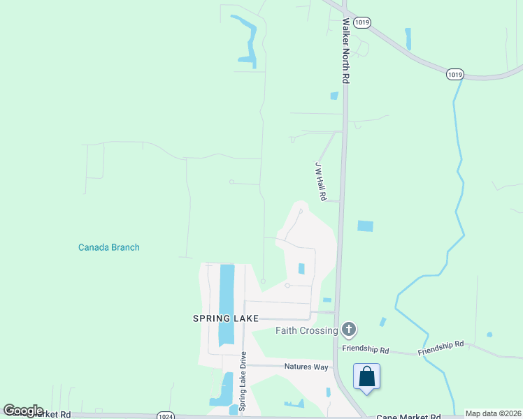 map of restaurants, bars, coffee shops, grocery stores, and more near 34899 Spring Trails Drive in Walker