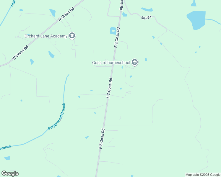 map of restaurants, bars, coffee shops, grocery stores, and more near 496-568 F Z Goss Road in Picayune