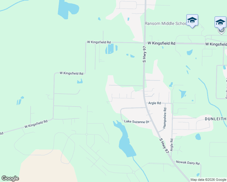 map of restaurants, bars, coffee shops, grocery stores, and more near 1695 Smithfield Lane in Cantonment