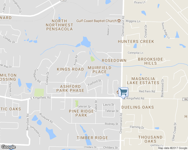 map of restaurants, bars, coffee shops, grocery stores, and more near 652 Ashford Road in Gonzalez