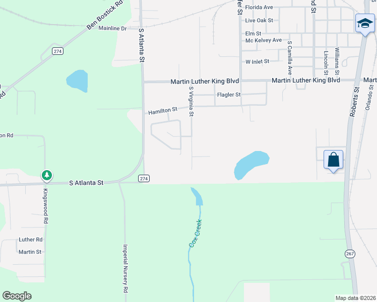 map of restaurants, bars, coffee shops, grocery stores, and more near 833 South Virginia Street in Quincy