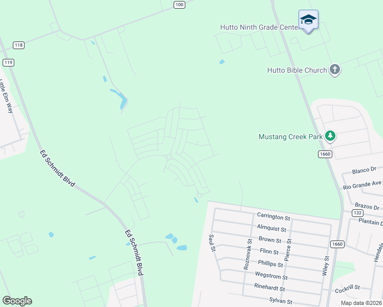 map of restaurants, bars, coffee shops, grocery stores, and more near 522 Carrington Street in Hutto
