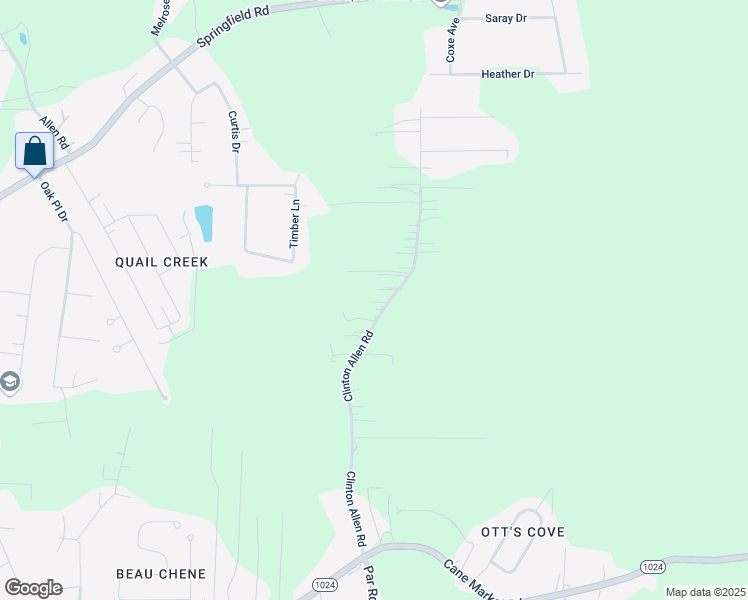 map of restaurants, bars, coffee shops, grocery stores, and more near 34811 Clinton Allen Road in Denham Springs