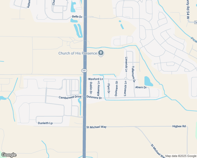 map of restaurants, bars, coffee shops, grocery stores, and more near Wexford Ln in Daphne