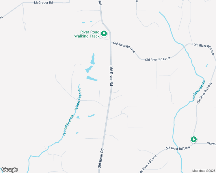 map of restaurants, bars, coffee shops, grocery stores, and more near 16001 Old River Road in Vancleave