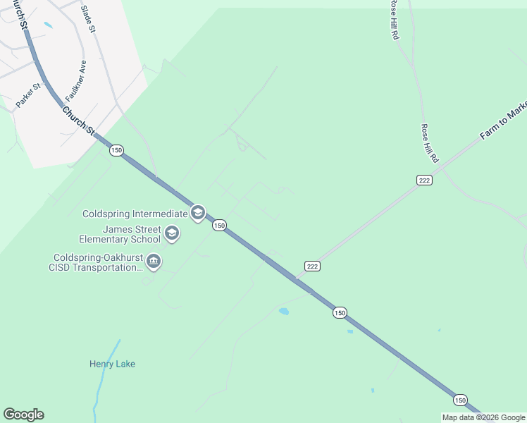 map of restaurants, bars, coffee shops, grocery stores, and more near 48 Foxes Run in Coldspring