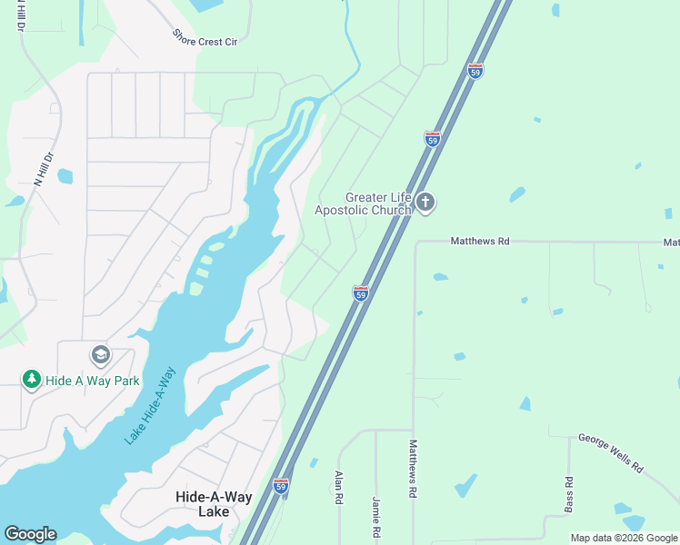 map of restaurants, bars, coffee shops, grocery stores, and more near 137 East Sunnybrook Road in Carriere