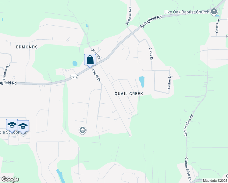 map of restaurants, bars, coffee shops, grocery stores, and more near 35059 Quail Creek Drive in Denham Springs