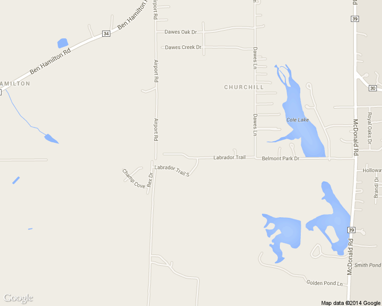 map of restaurants, bars, coffee shops, grocery stores, and more near 9082 Labrador Trail in Theodore