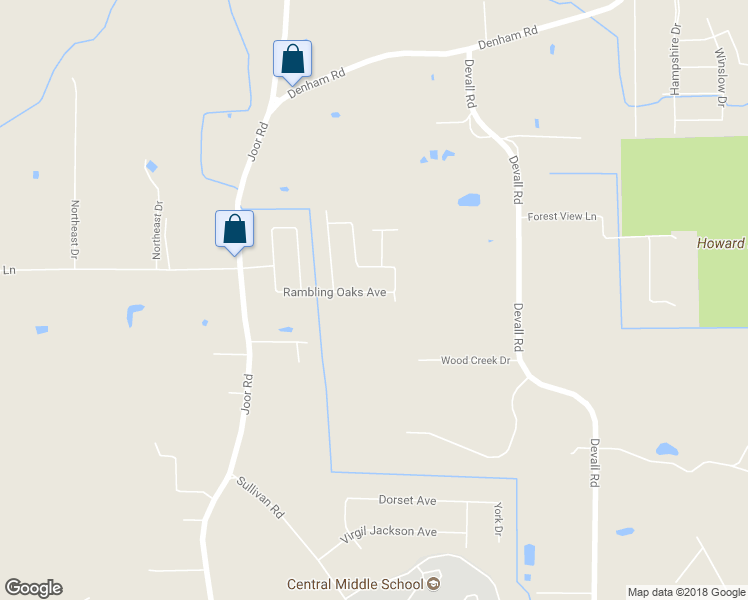 map of restaurants, bars, coffee shops, grocery stores, and more near 12962 Rambling Oaks Avenue in Baton Rouge