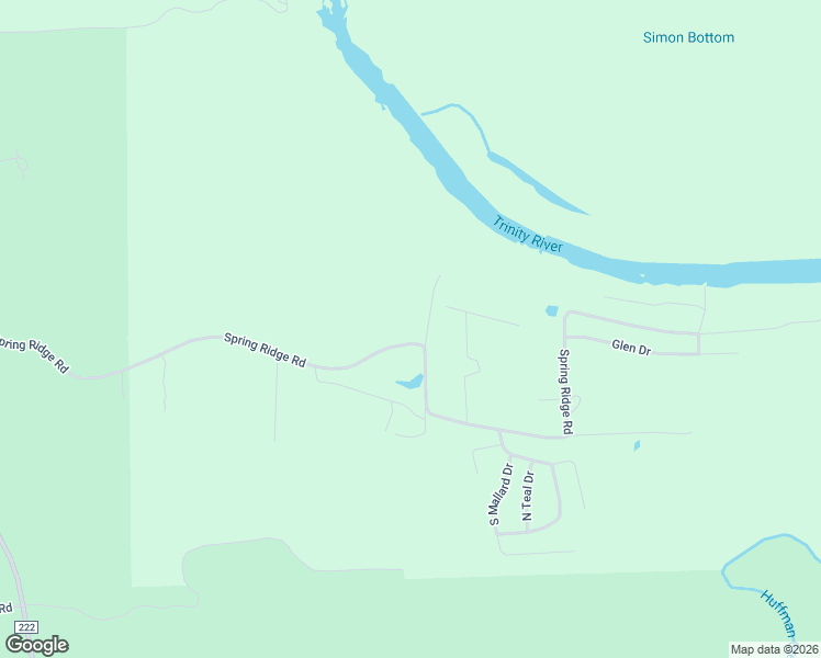 map of restaurants, bars, coffee shops, grocery stores, and more near 1001 Spring Ridge Road in Coldspring