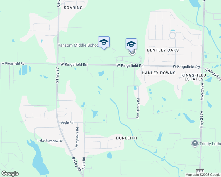 map of restaurants, bars, coffee shops, grocery stores, and more near 909 West Kingsfield Road in Escambia County
