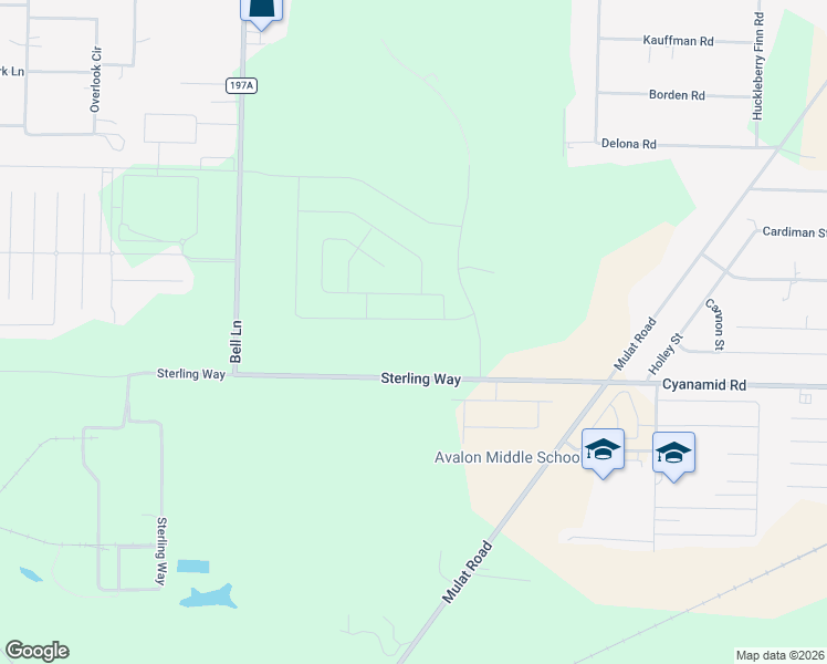map of restaurants, bars, coffee shops, grocery stores, and more near Sterling Way in Milton