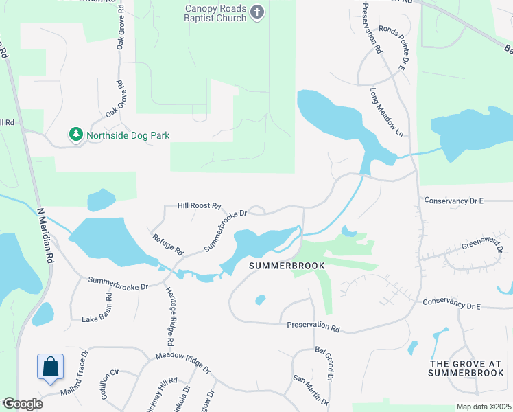 map of restaurants, bars, coffee shops, grocery stores, and more near 1002 Vireos Circle in Tallahassee
