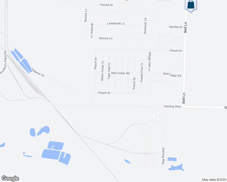 map of restaurants, bars, coffee shops, grocery stores, and more near 5560 Peach Drive in Pace