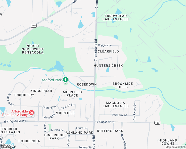 map of restaurants, bars, coffee shops, grocery stores, and more near 2630 Devlin Way in Gonzalez