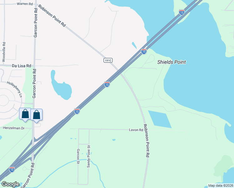 map of restaurants, bars, coffee shops, grocery stores, and more near Robinson Point Road in Milton