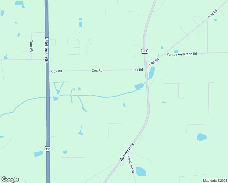 map of restaurants, bars, coffee shops, grocery stores, and more near 576 Cox Road in Monticello