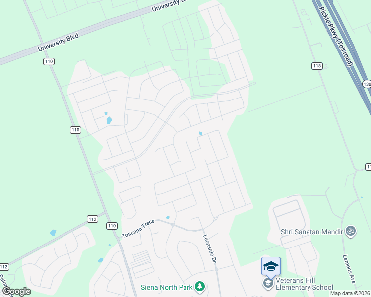 map of restaurants, bars, coffee shops, grocery stores, and more near 5424 Bellissima Way in Round Rock