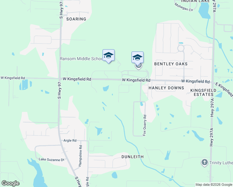 map of restaurants, bars, coffee shops, grocery stores, and more near 909 West Kingsfield Road in Escambia