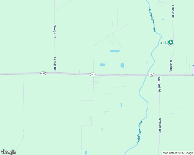 map of restaurants, bars, coffee shops, grocery stores, and more near 12205 Louisiana 442 in Tickfaw
