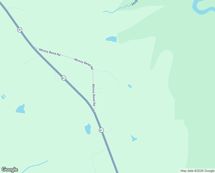 map of restaurants, bars, coffee shops, grocery stores, and more near 739 Mossy Bend Road in Ponce de Leon