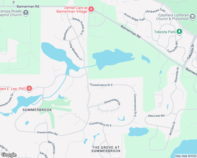 map of restaurants, bars, coffee shops, grocery stores, and more near 1427 Summerbrooke Drive in Tallahassee