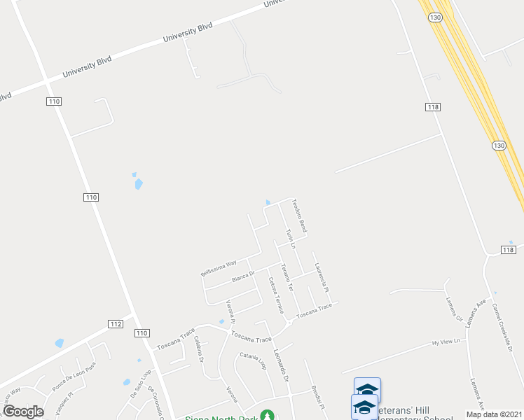map of restaurants, bars, coffee shops, grocery stores, and more near 6064 Teodoro Bend in Round Rock