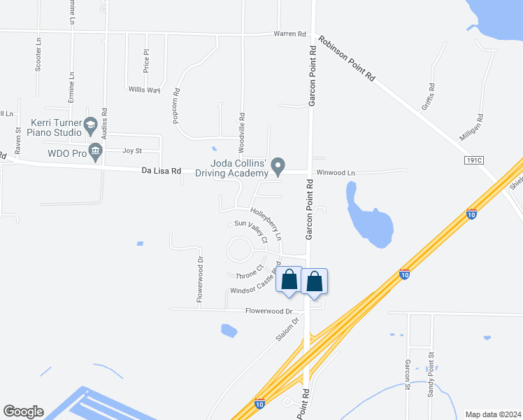 map of restaurants, bars, coffee shops, grocery stores, and more near 3940 Holleyberry Lane in Milton