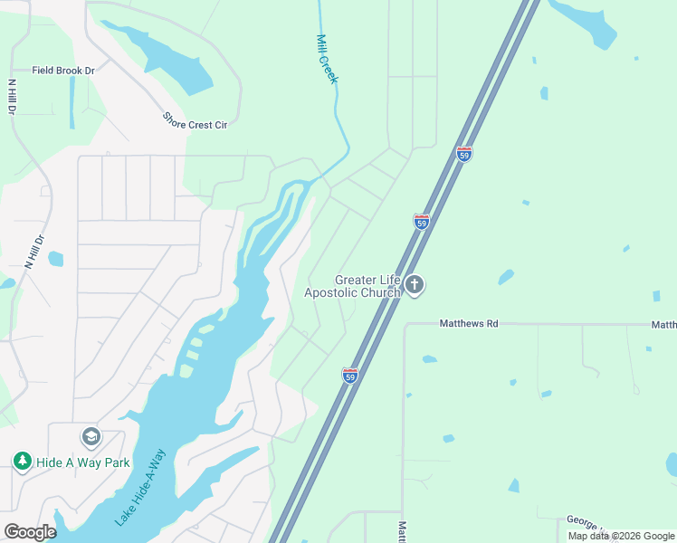 map of restaurants, bars, coffee shops, grocery stores, and more near 137-287 East Sunnybrook Road in Carriere