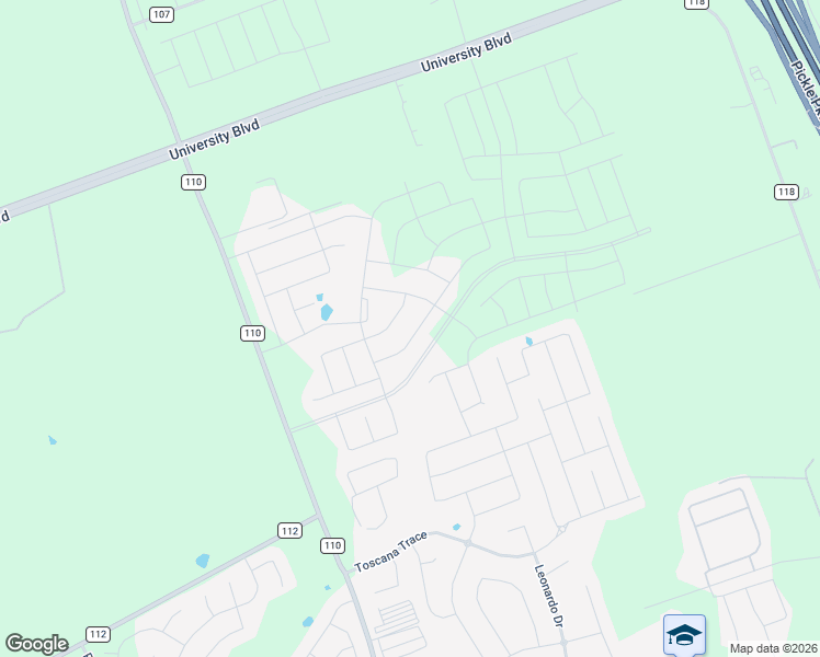 map of restaurants, bars, coffee shops, grocery stores, and more near 6201 County Road 110 in Round Rock