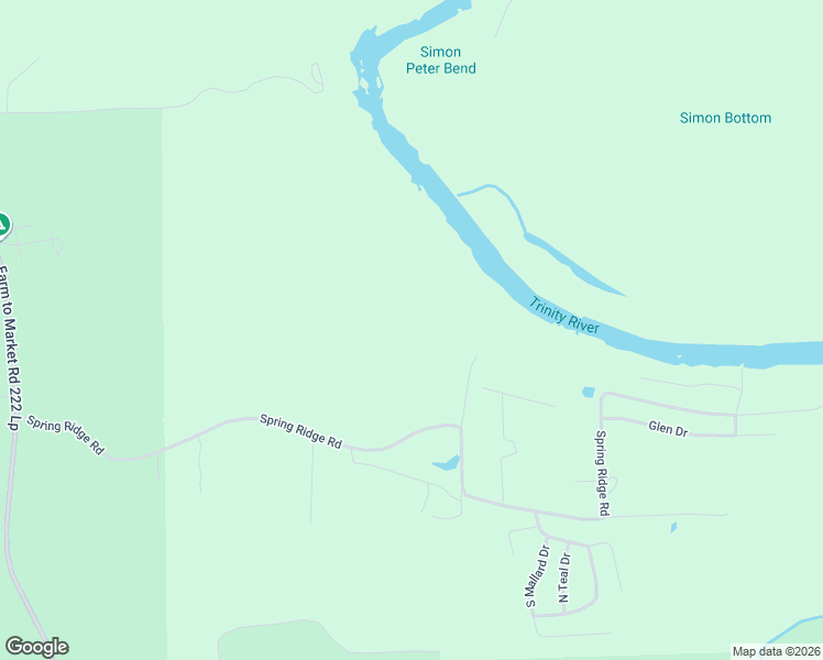 map of restaurants, bars, coffee shops, grocery stores, and more near 1001 Spring Ridge Road in Coldspring