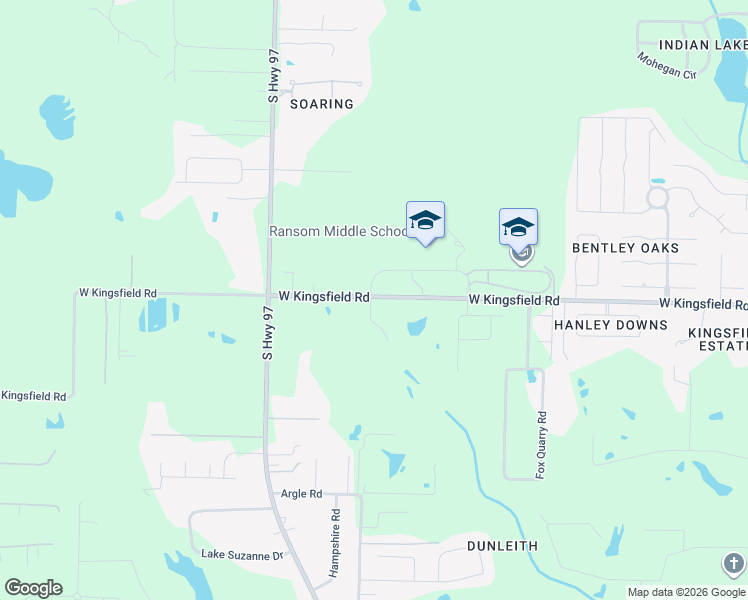 map of restaurants, bars, coffee shops, grocery stores, and more near 1210 West Kingsfield Road in Cantonment