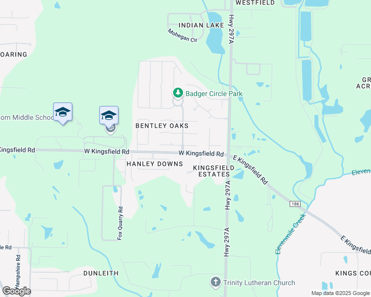 map of restaurants, bars, coffee shops, grocery stores, and more near 2327 Tall Oak Drive in Cantonment