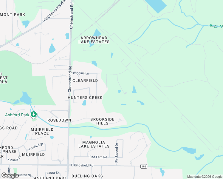 map of restaurants, bars, coffee shops, grocery stores, and more near 3261 Wiggins Lane in Escambia County