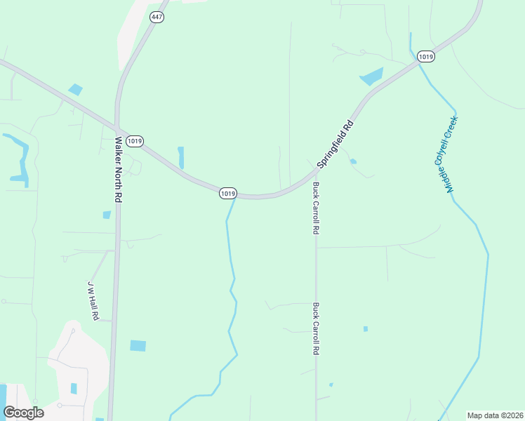 map of restaurants, bars, coffee shops, grocery stores, and more near 13554 Springfield Road in Walker