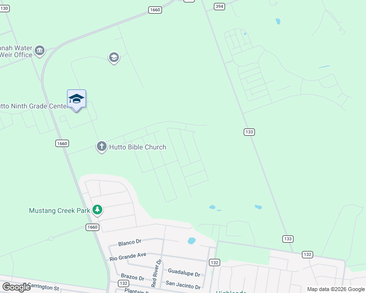 map of restaurants, bars, coffee shops, grocery stores, and more near 815 County Road 132 in Hutto