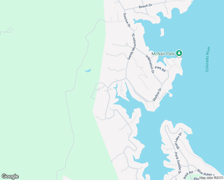 map of restaurants, bars, coffee shops, grocery stores, and more near 327 Sandy Mountain Drive in Sunrise Beach Village