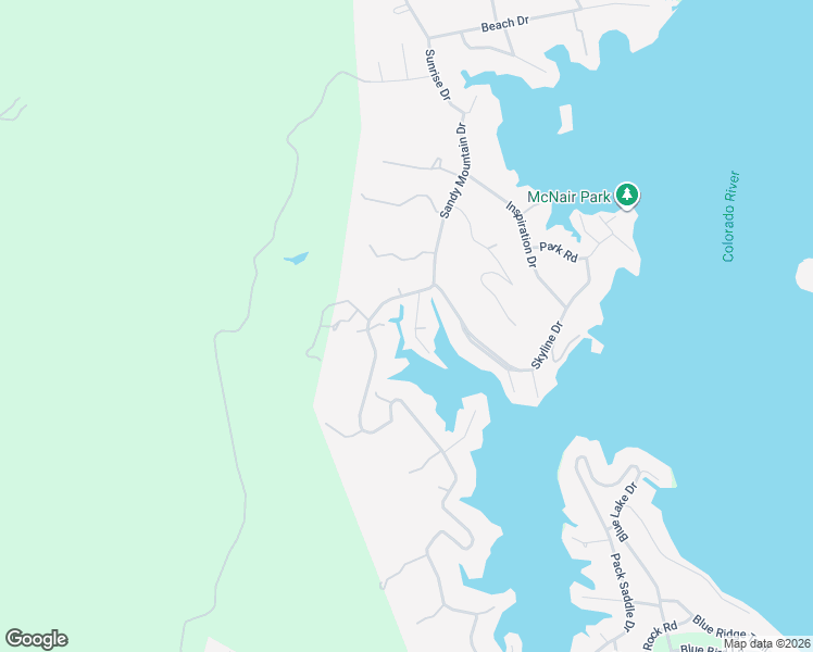map of restaurants, bars, coffee shops, grocery stores, and more near 327 Sandy Mountain Drive in Sunrise Beach Village