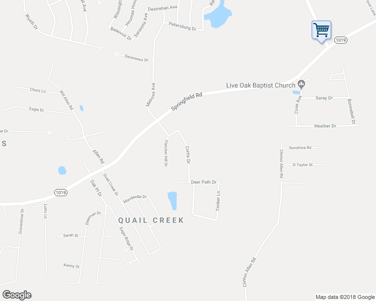 map of restaurants, bars, coffee shops, grocery stores, and more near 35498 Curtis Drive in Denham Springs