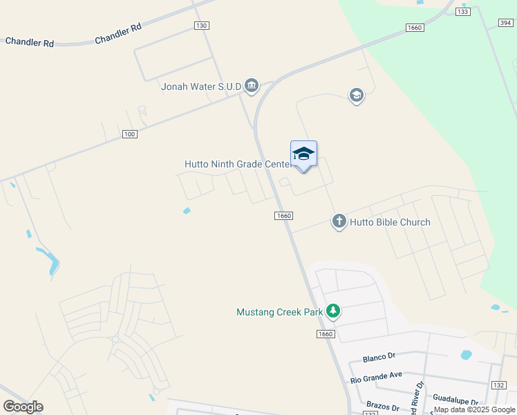 map of restaurants, bars, coffee shops, grocery stores, and more near Farm to Market Road 1660 in Hutto