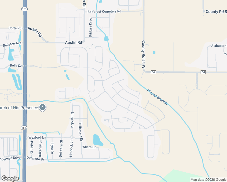 map of restaurants, bars, coffee shops, grocery stores, and more near 24600 State Highway 181 in Daphne