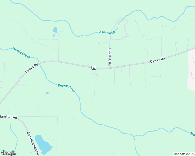 map of restaurants, bars, coffee shops, grocery stores, and more near Deakle Lane in Grand Bay