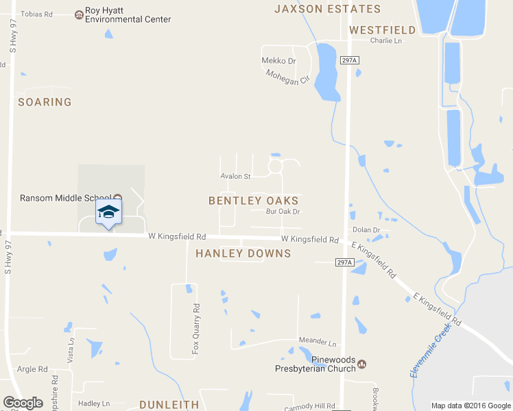 map of restaurants, bars, coffee shops, grocery stores, and more near 2376 Bur Oak Drive in Escambia County